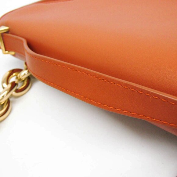 BOTTEGA VENETA Orange Leather Shoulder Bag - Picture 7 of 16